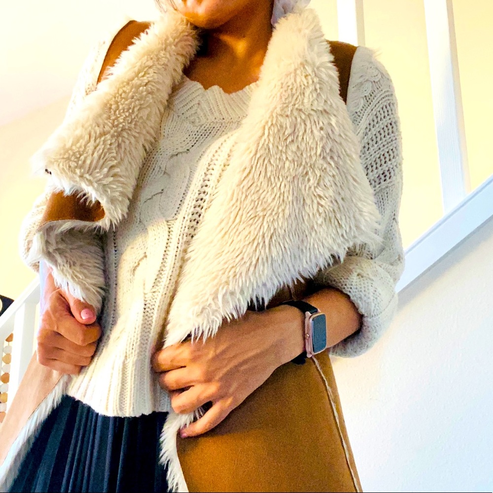 Refuge faux fur vest